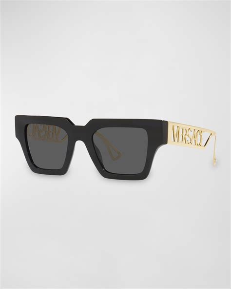 versace men square sunglass|oversized Versace sunglasses.